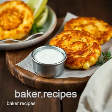 How to Make Crispy Fried Corn Fritters with Greek Yogurt Sauce: A Family Favorite! Recipe Card