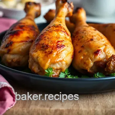 Juicy Chicken Legs: How Long To Bake 'Em Just Right! Recipe Card