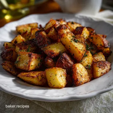 Home Fries Recipe: Shattering Crisp Edges Recipe Card