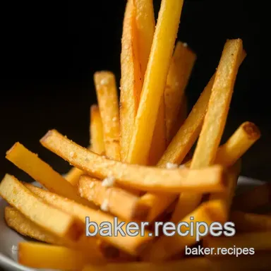 Crispy Homemade Fries: How to Cook Fries at Home like a Pro Recipe Card