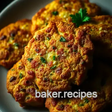 Easy Meals with Zucchini: Crispy Savory Fritters Recipe Recipe Card