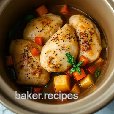 Crock-Pot Tuscan Chicken: Easy Elegance with chicken breast in crock pot Recipe Card