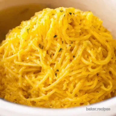 Crock Pot Spaghetti Squash Easiest Pasta Ever Recipe Card