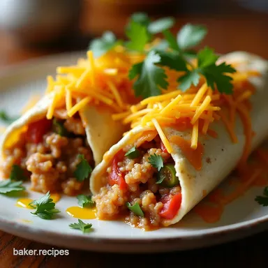 SetandForget Southwestern Sunrise Breakfast Burritos Crockpot Recipe Card