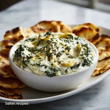 Crockpot Spinach Artichoke Dip for 12 Servings Recipe Card