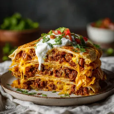 Crunchwrap Casserole: Baked in 40 Minutes