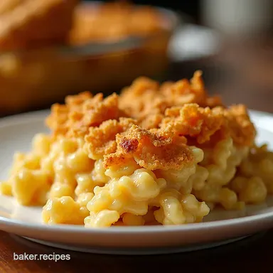 The Golden Crown Creamy Hashbrown Casserole with Cornflakes Recipe Card