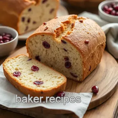 How to Make No Knead Cranberry Nut Artisan Bread: An Easy Delight! Recipe Card