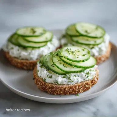 Cucumber Cream Cheese Sandwiches: Creamy Recipe Card