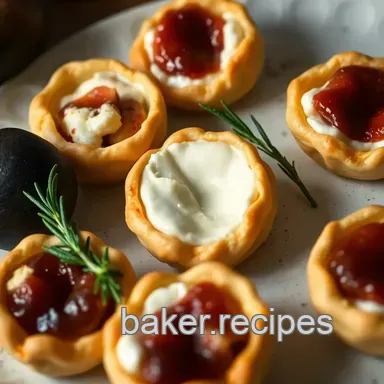 Decadent Brie Bites Recipe: Easy Creamy Pastries with a Sweet Twist Recipe Card
