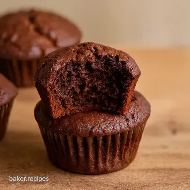 Healthy Chocolate Zucchini Muffins A GuiltFree Treat Recipe Card