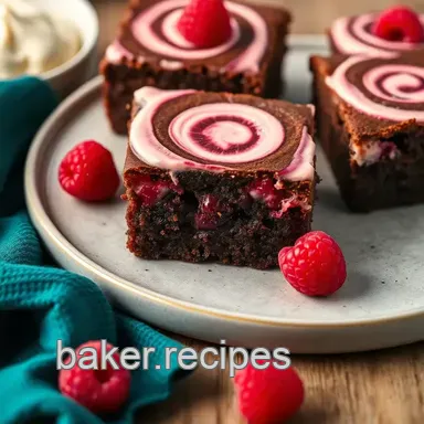 Decadent Bake Raspberry Brownies with Creamy Swirls: My Go-To Recipe! Recipe Card
