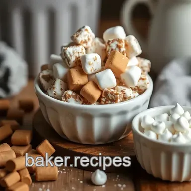 How to Mix S'mores Puppy Chow: 5 Amazing, Quick Treats! Recipe Card