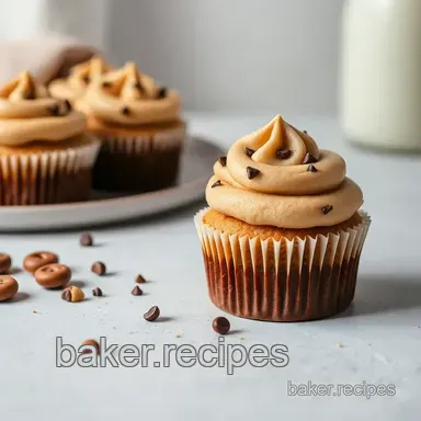 Delicious Bake Cookie Dough Cupcakes - Tasty Treats: A Family Favorite Recipe Card