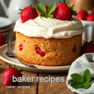 How to Bake Strawberry Cake with Creamy Frosting: A Delicious Treat! Recipe Card