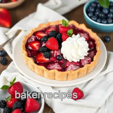 Delicious Bake Triple Berry Pie - A Summer Delight: 5 Simple Tips to Succeed! Recipe Card