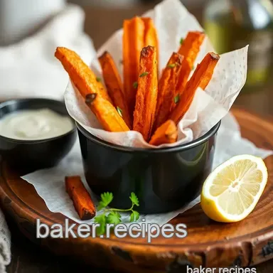 Baked Sweet Potato Fries - Healthy & Crispy Recipe Card