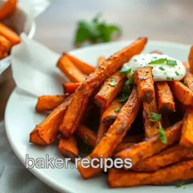 Baked Sweet Potato Fries - Healthy & Crispy