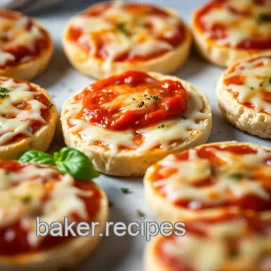 Deliciously Easy English Muffin Pizzas: A Family Favourite Snack Recipe Card