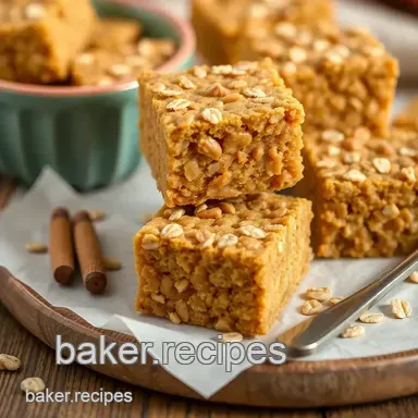 Bake Pumpkin Oatmeal Treats Soft & Chewy Recipe Card