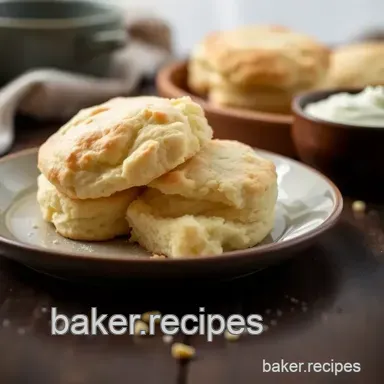 Easy & Fluffy Bake Buttermilk Biscuits with Unique Flavors: Herb & Garlic Delight Recipe Card