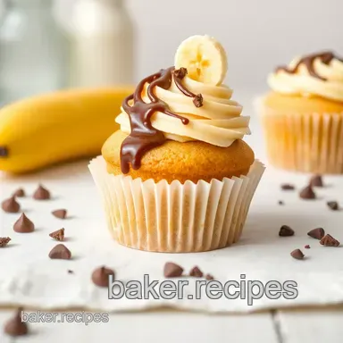 Easy & Moist Bake Banana Cupcakes with Chocolate Delight: A Family Favorite Recipe Card