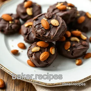 Easy Decadent Dark Chocolate Almond Treats | 12 Min: Your New Favorite Snack Recipe Card