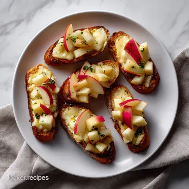 Dubliner Cheese Apple Crostini Elegant Fall Appeti - 20 Min Recipe Card