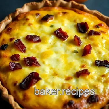 Easy Quiche Recipes: Cheesy Bacon Bliss (Weeknight Win!) Recipe Card