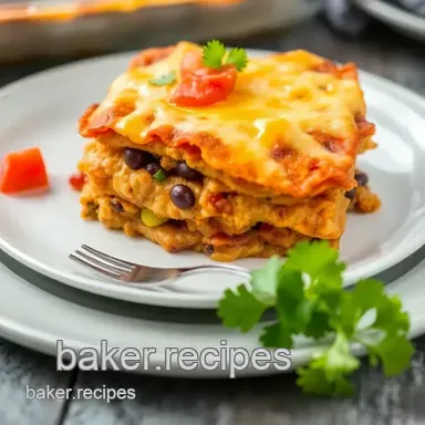 Easy Baked Taco Lasagna for Family Fun Recipe Card