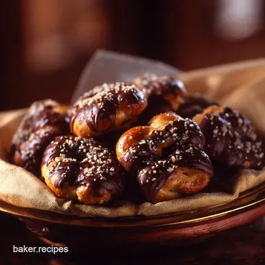 Pretzel Hugs or Pretzel Bites The 4Ingredient 5Minute Chocolate Candy Recipe Card