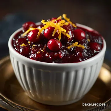Cranberry Sauce: The Ultimate Orange Zest Recipe Recipe Card
