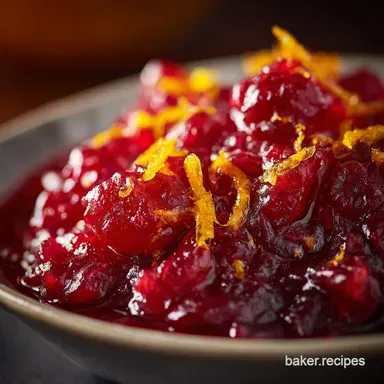 Cranberry Sauce: The Ultimate Orange Zest Recipe