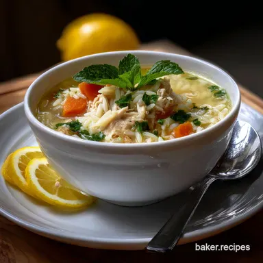 Crockpot Lemon Chicken Soup: Velvety & Bright Citrus Flavor Recipe Card