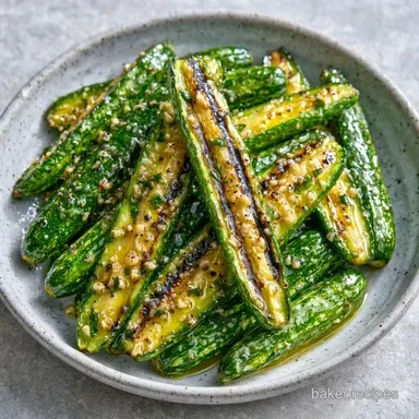 Easy Lemon Grilled Zucchini with Garlic