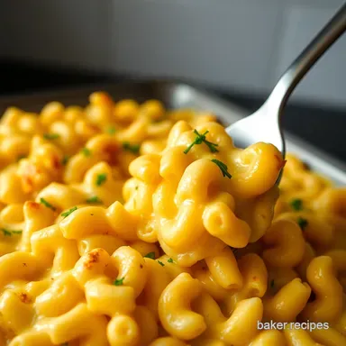 Easy Baked Mac & Cheese: The Cheesiest, Creamiest Dream! Recipe Card