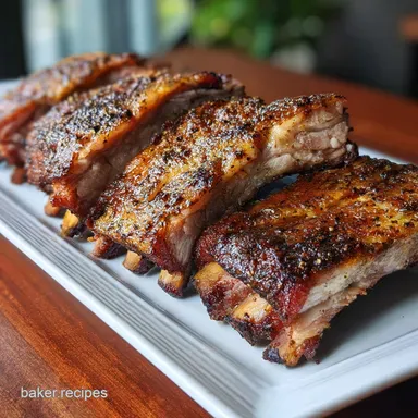 Ribs on the Grill: Low and Slow Smoke Recipe Card