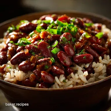 Rice Cooker Red Beans and Rice Easy Weeknight Cajun Comfort Food