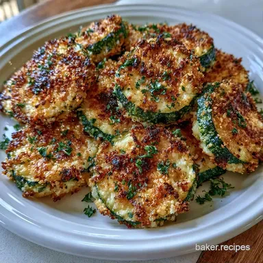 Easy Roasted Zucchini Parmesan: Crispy Recipe Card