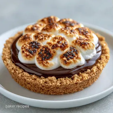 Easy Smores Pie in 25 Minutes Recipe Card