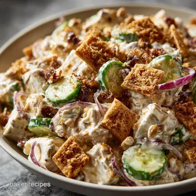 Snicker Salad Recipe: Easy, Creamy, Crunchy Potluck Classic Recipe Card