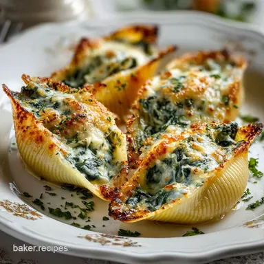 Easy Stuffed Shells Recipe with Ricotta in 50 Minutes Recipe Card