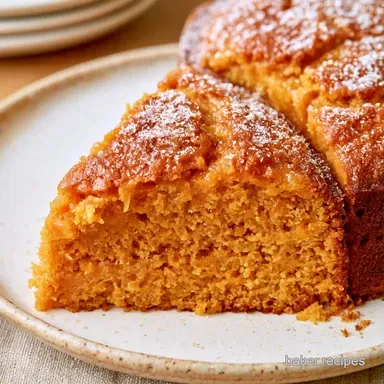 Easy Sweet Potato Cake with Coconut Oil Recipe Card