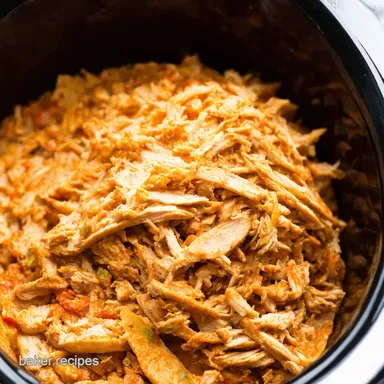 Easiest Chicken Crock Pot Shredded EVER Taco Night Sorted Recipe Card