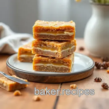 Bake Butterscotch Dream Bars - Sweet Treat Recipe Card