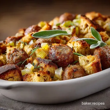 Enhanced Stove Top Stuffing The Ultimate Sage Sausage Recipe Upgrade Recipe Card