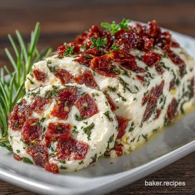 Antipasto Cheese Log in 20 Minutes Recipe Card
