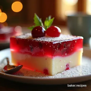 Festive Cranberry Jello Salad A Proper Retro Treat Recipe Card