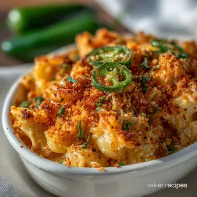 Jalapeno Mac and Cheese: Ultimate Baked with Smoked Crumb