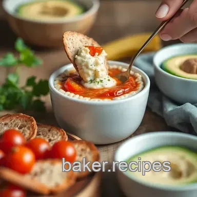 Ultimate Roasted Tomato Avocado Feta Dip: A Delicious Crowd-Pleaser Recipe Card